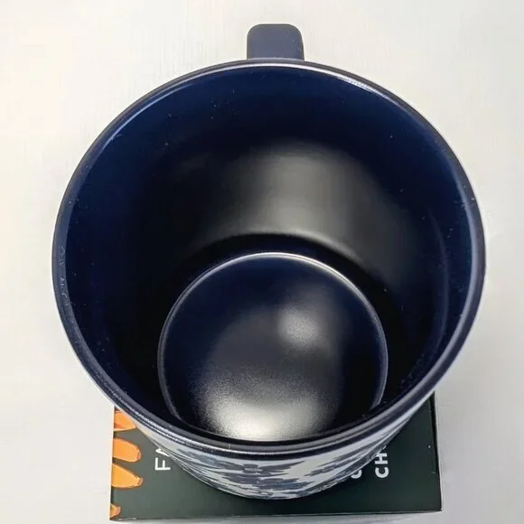 Starbucks x Farm Rio Lenco Asulejo White Blue Toucan/Macaw Ceramic Mug 14 oz - Picture 6 of 7